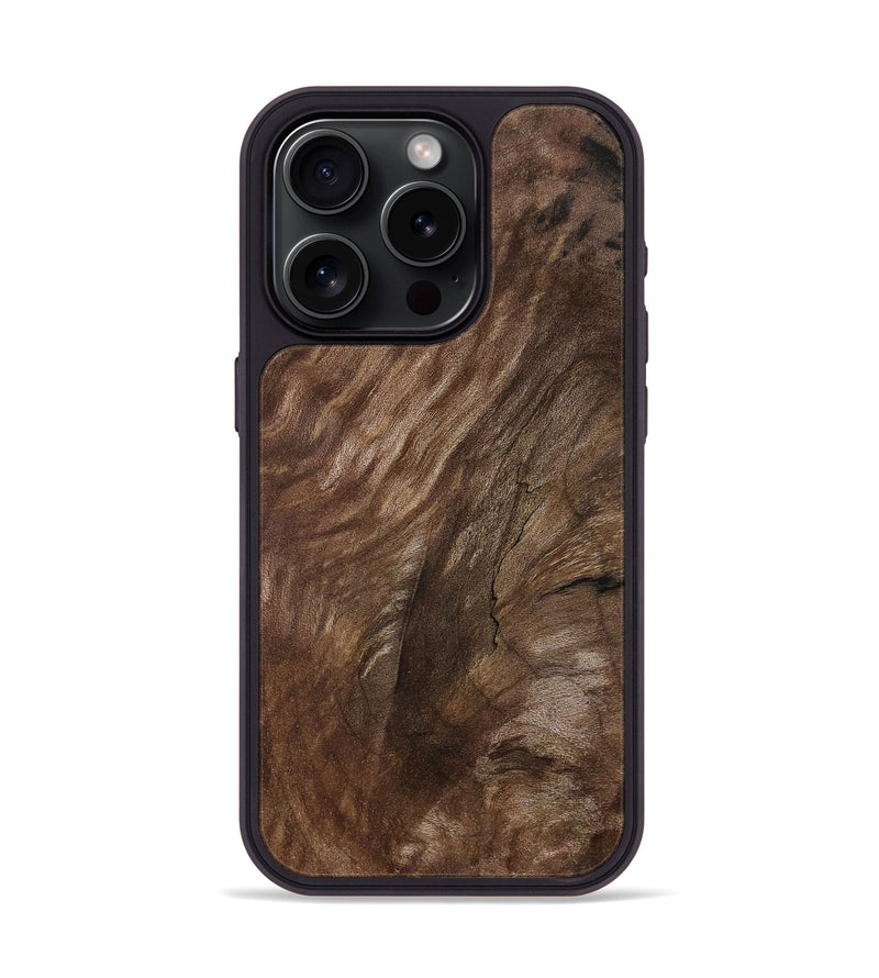 iPhone 15 Pro Wood Phone Case - Admiral (Wood Burl, 801794)