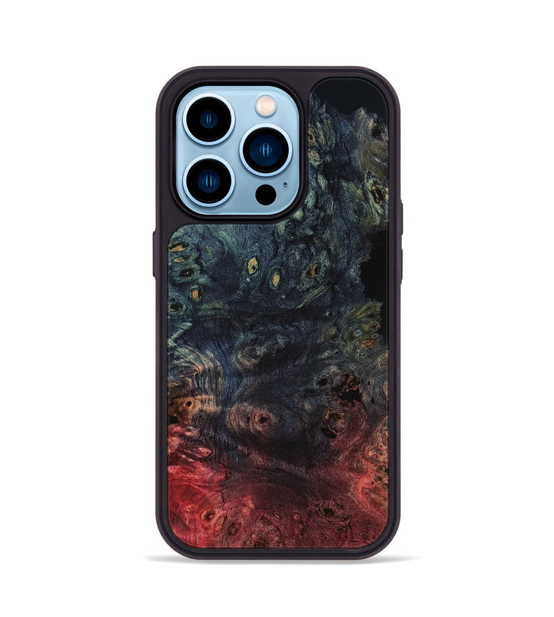 iPhone 14 Pro Wood Phone Case - Keilani (Wood Burl, 801796)