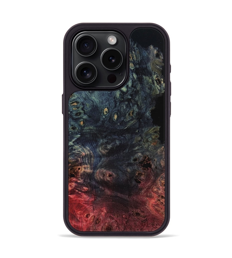 iPhone 15 Pro Wood Phone Case - Keilani (Wood Burl, 801796)