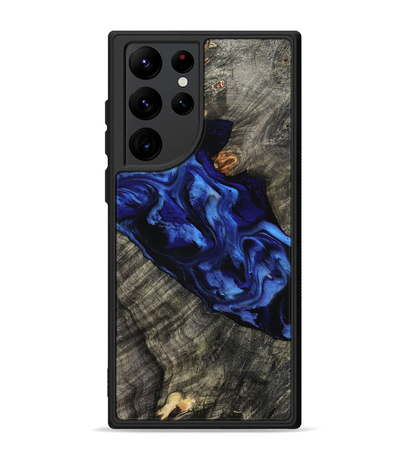 Galaxy S22 Ultra Wood Phone Case - Miller (Blue, 801797)