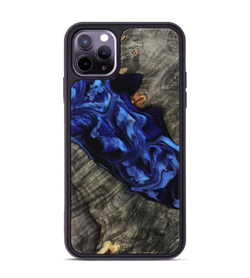 iPhone 11 Pro Max Wood Phone Case - Miller (Blue, 801797)