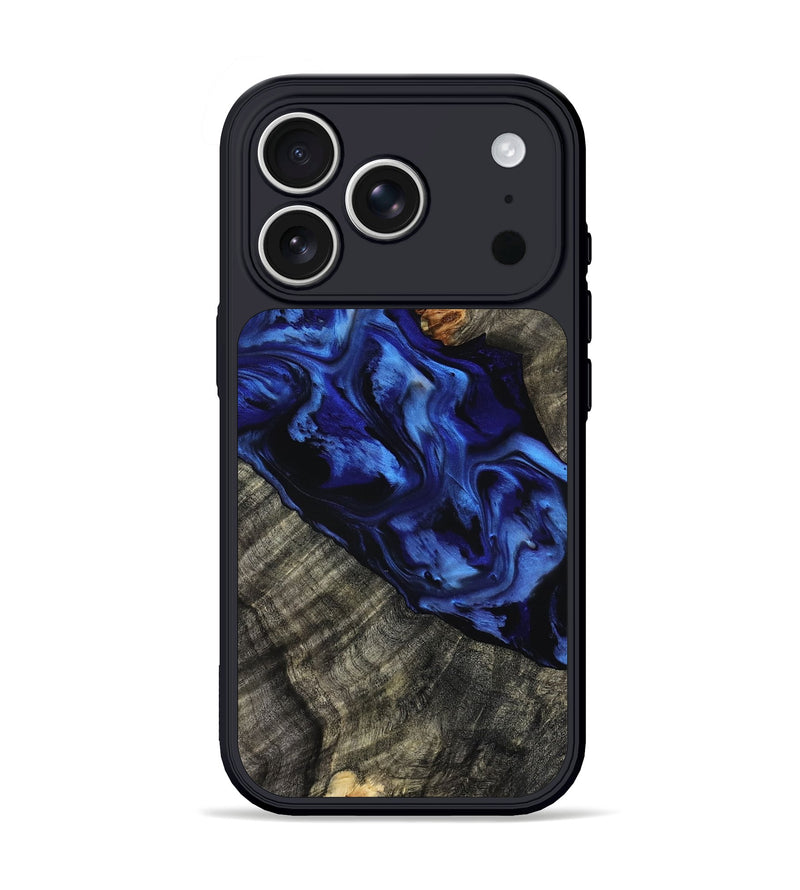 iPhone 17 Pro Wood Phone Case - Miller (Blue, 801797)