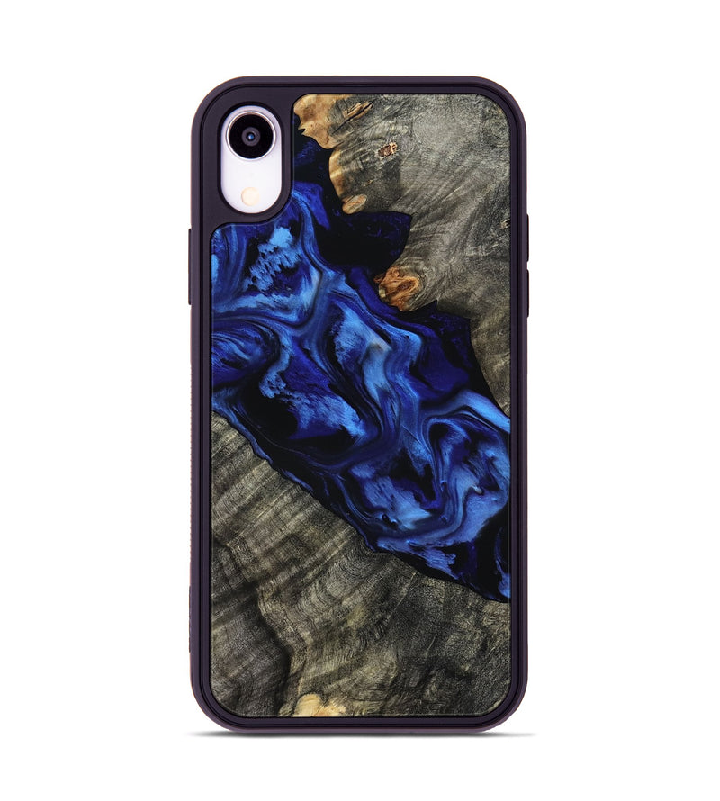 iPhone Xr Wood Phone Case - Miller (Blue, 801797)