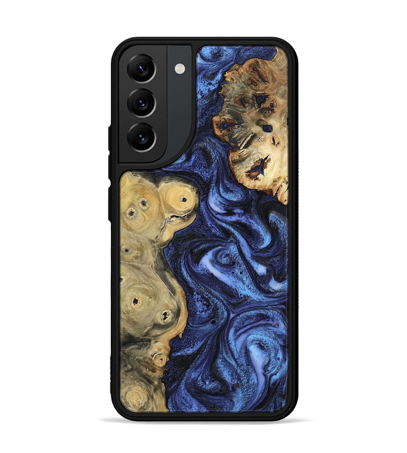 Galaxy S22 Plus Wood Phone Case - Seven (Blue, 801798)