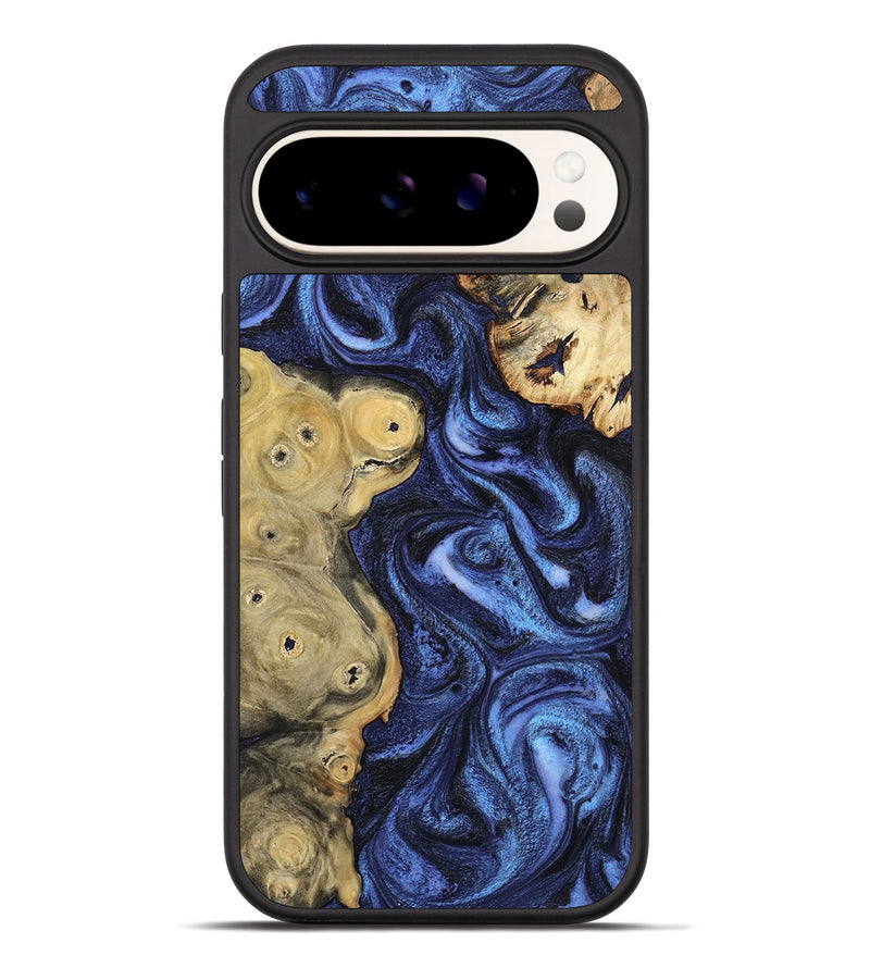 Pixel 10 Pro XL Wood Phone Case - Seven (Blue, 801798)