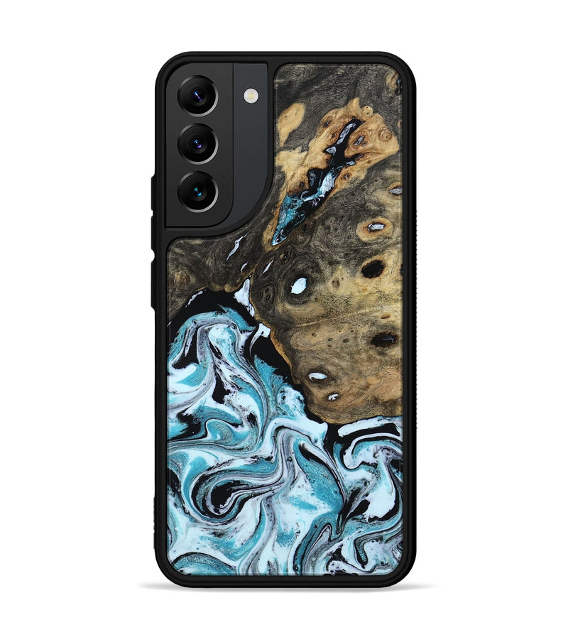 Galaxy S22 Plus Wood Phone Case - Ethan (Blue, 801799)