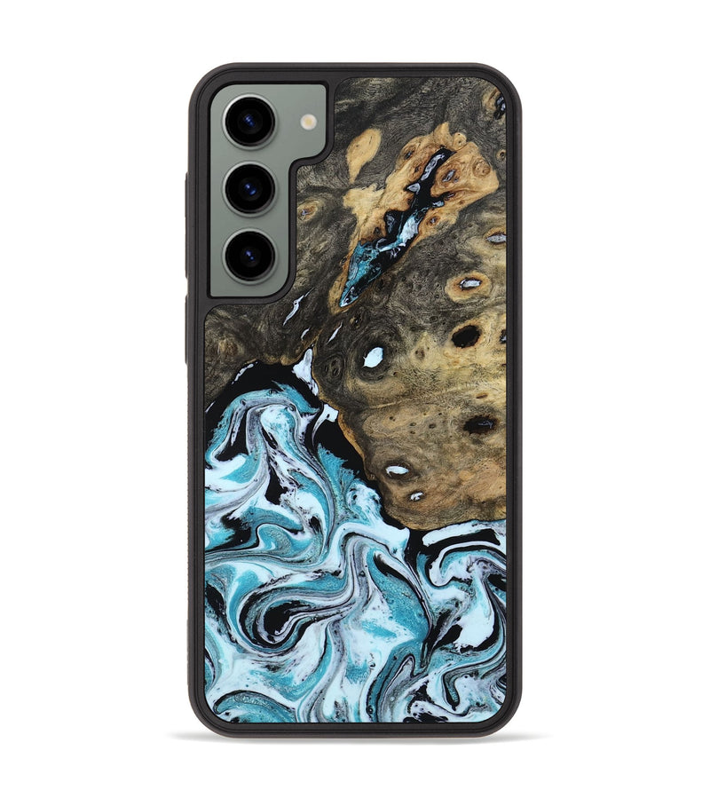 Galaxy S23 Plus Wood Phone Case - Ethan (Blue, 801799)