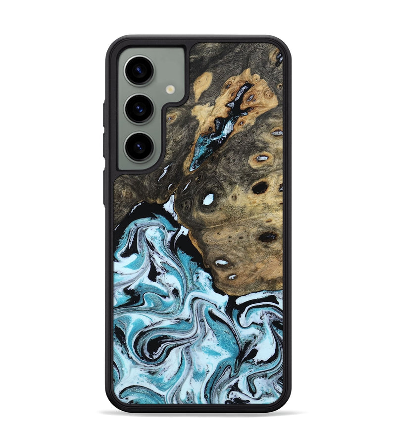 Galaxy S24 Plus Wood Phone Case - Ethan (Blue, 801799)