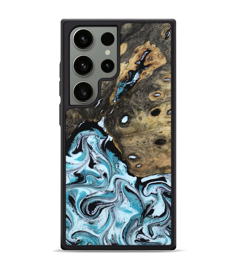 Galaxy S24 Ultra Wood Phone Case - Ethan (Blue, 801799)