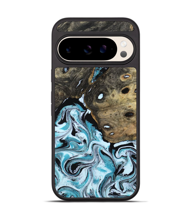 Pixel 10 Wood Phone Case - Ethan (Blue, 801799)