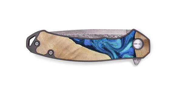 EDC Wood Pocket Knife - Zetta (Blue, 801800)
