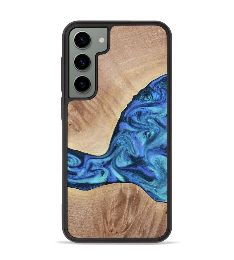 Galaxy S23 Plus Wood Phone Case - Zetta (Blue, 801800)