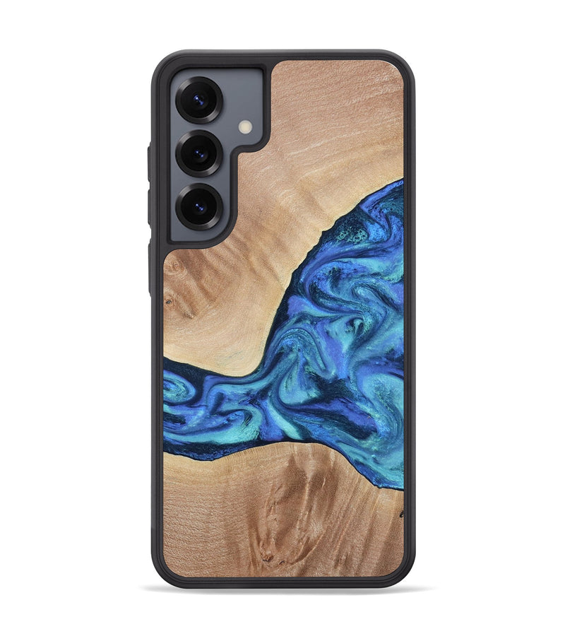 Galaxy S25 Plus Wood Phone Case - Zetta (Blue, 801800)