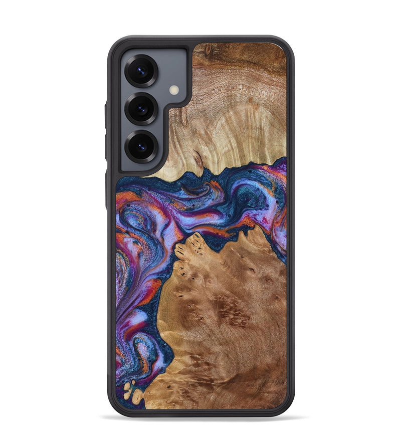 Galaxy S25 Plus Wood Phone Case - Makai (Blue, 801801)