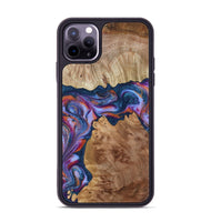 iPhone 11 Pro Max Wood Phone Case - Makai (Blue, 801801)
