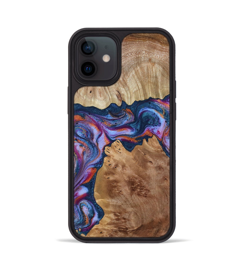 iPhone 12 Wood Phone Case - Makai (Blue, 801801)