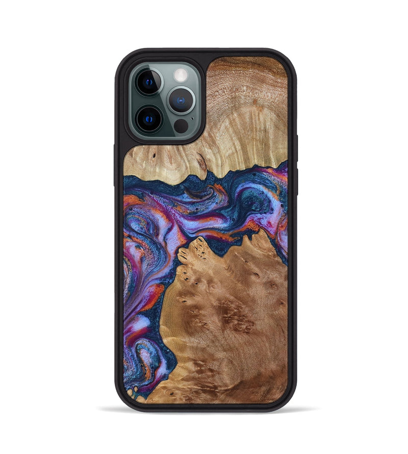 iPhone 12 Pro Wood Phone Case - Makai (Blue, 801801)