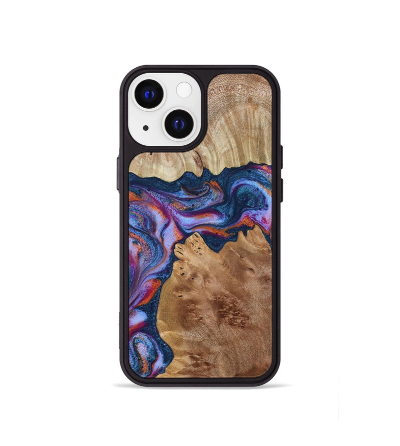 iPhone 13 mini Wood Phone Case - Makai (Blue, 801801)