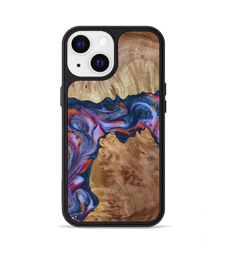 iPhone 13 Wood Phone Case - Makai (Blue, 801801)