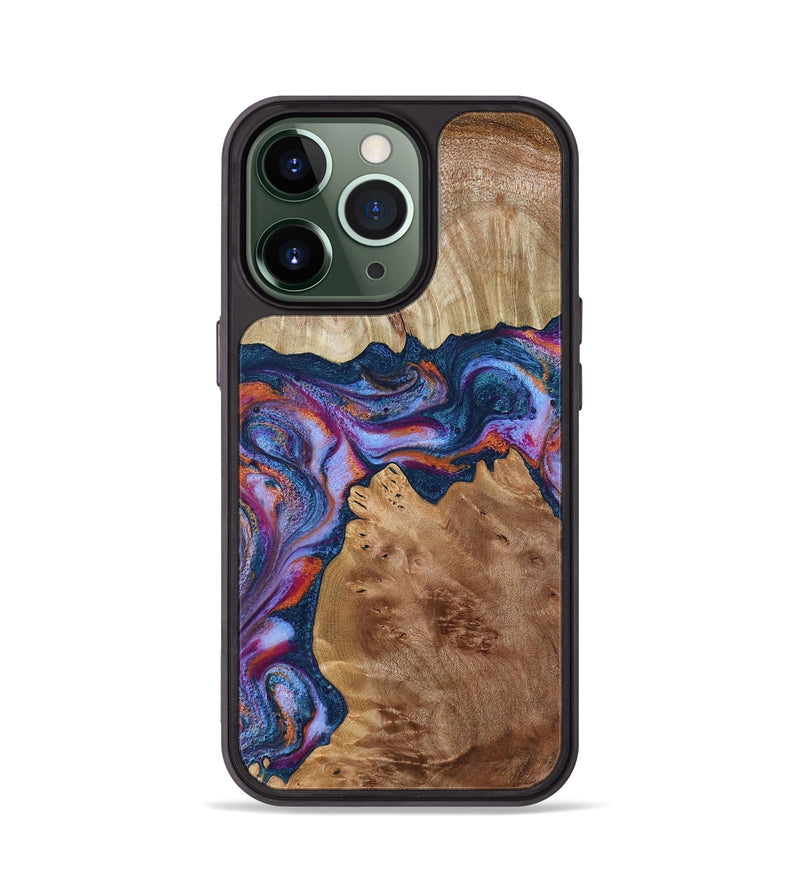 iPhone 13 Pro Wood Phone Case - Makai (Blue, 801801)