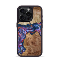 iPhone 15 Pro Wood Phone Case - Makai (Blue, 801801)