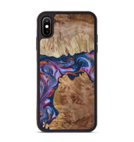 iPhone Xs Max Wood Phone Case - Makai (Blue, 801801)