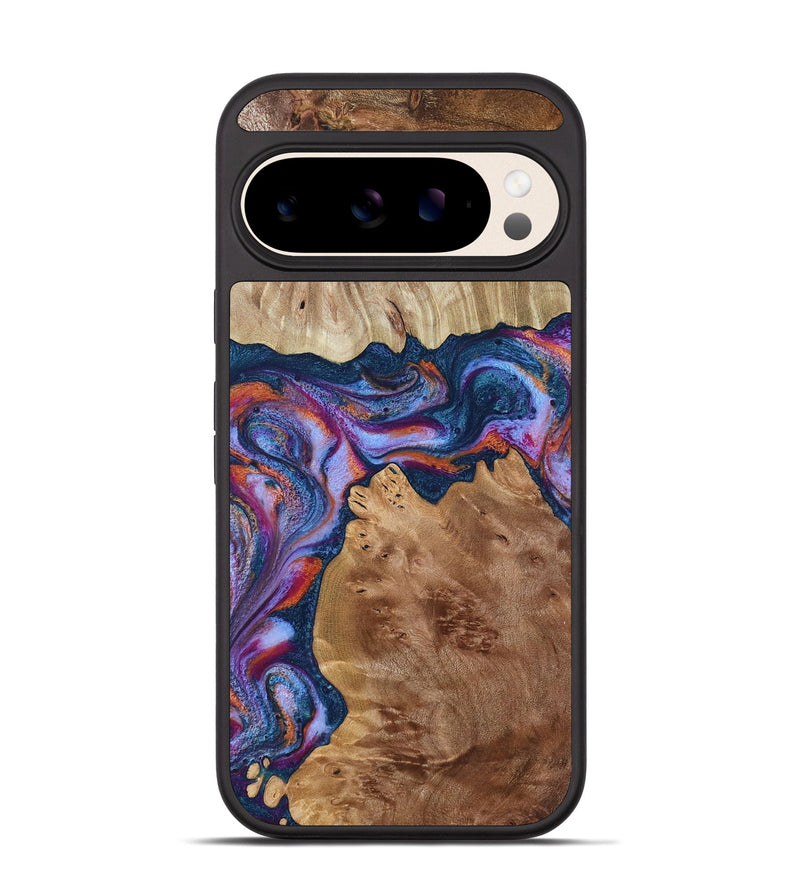 Pixel 10 Wood Phone Case - Makai (Blue, 801801)