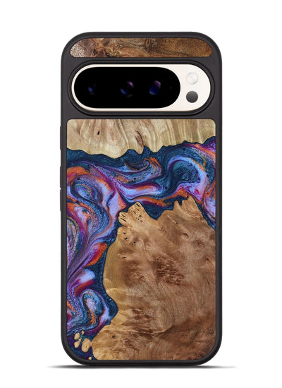 Pixel 9 Wood Phone Case - Makai (Blue, 801801)