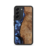 Galaxy S22 Wood Phone Case - Stephan (Blue, 801802)