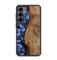 Galaxy S25 Plus Wood Phone Case - Stephan (Blue, 801802)