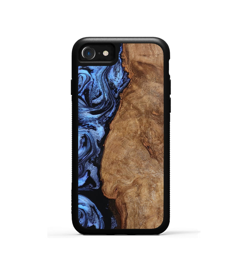 iPhone SE Wood Phone Case - Stephan (Blue, 801802)