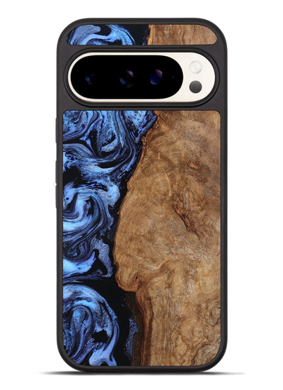 Pixel 9 Pro XL Wood Phone Case - Stephan (Blue, 801802)