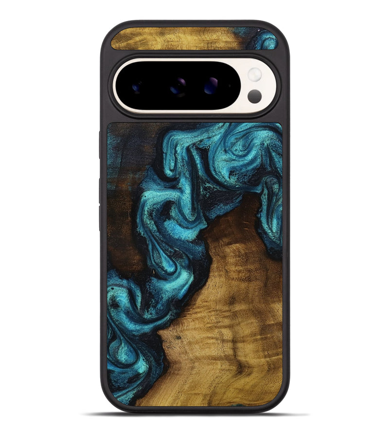Pixel 9 Pro XL Wood Phone Case - Marcia (Blue, 801803)