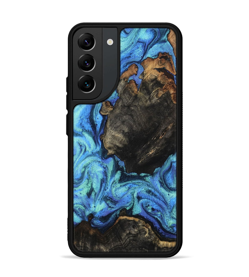 Galaxy S22 Plus Wood Phone Case - Loren (Blue, 801804)