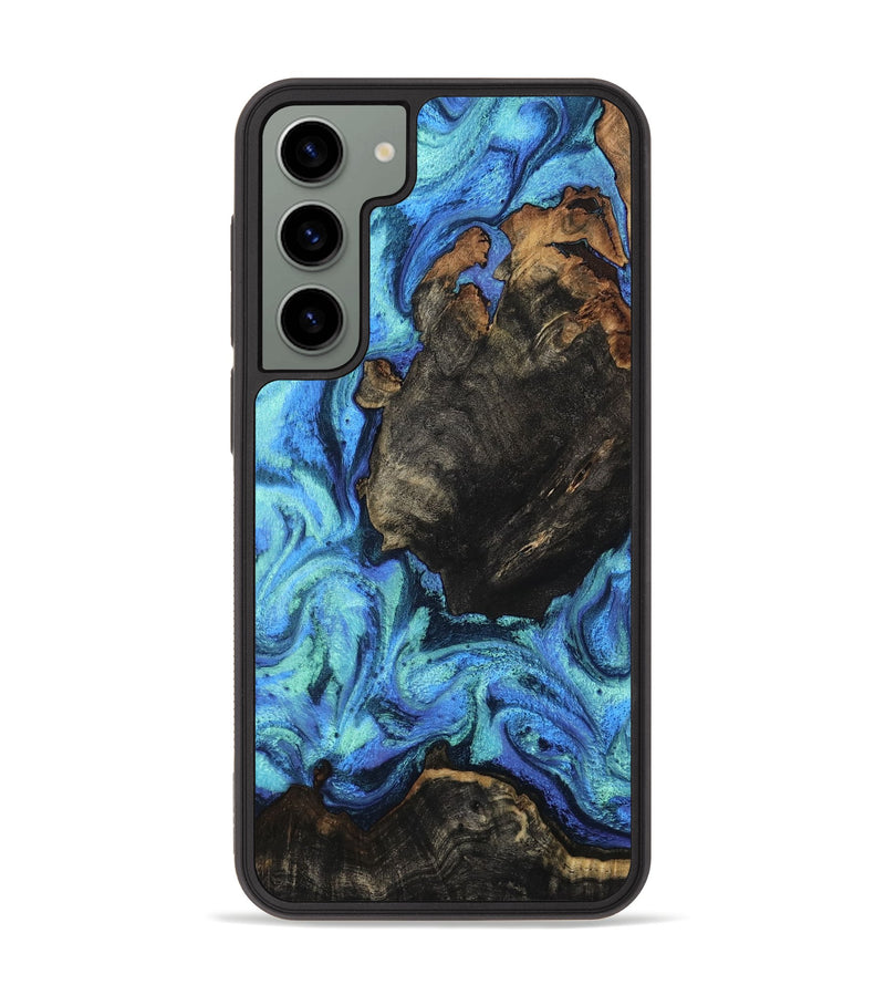 Galaxy S23 Plus Wood Phone Case - Loren (Blue, 801804)
