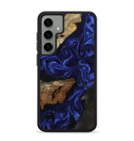 Galaxy S24 Plus Wood Phone Case - Elva (Blue, 801805)