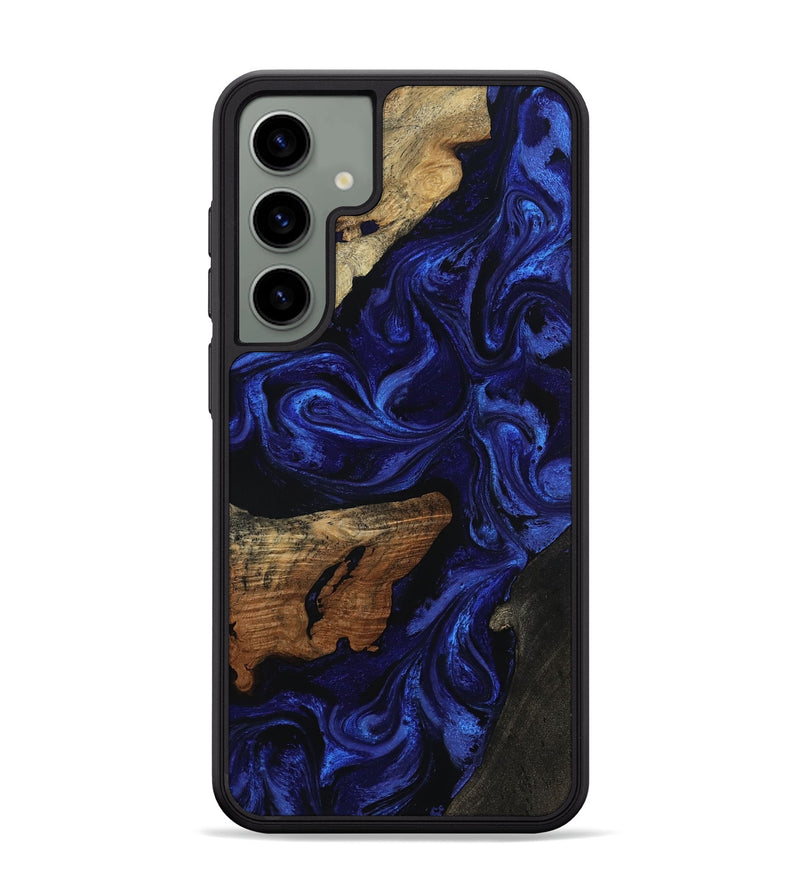 Galaxy S24 Plus Wood Phone Case - Elva (Blue, 801805)