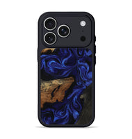iPhone 17 Pro Wood Phone Case - Elva (Blue, 801805)