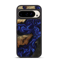 Pixel 10 Wood Phone Case - Elva (Blue, 801805)