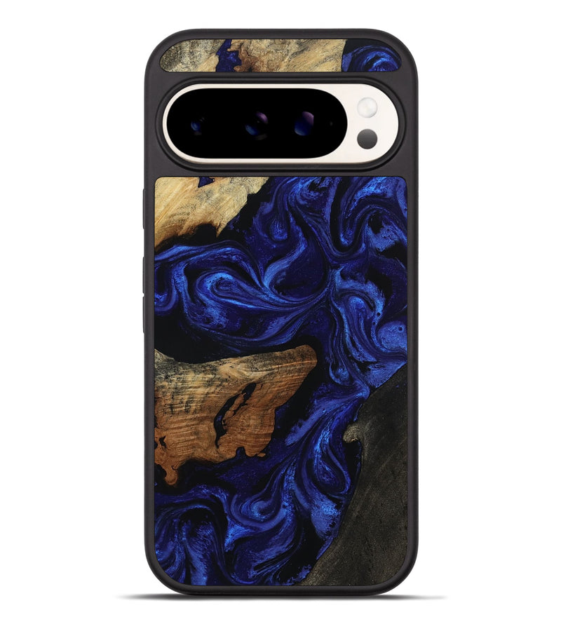 Pixel 9 Pro XL Wood Phone Case - Elva (Blue, 801805)