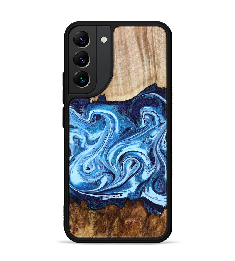 Galaxy S22 Plus Wood Phone Case - Darlene (Blue, 801806)