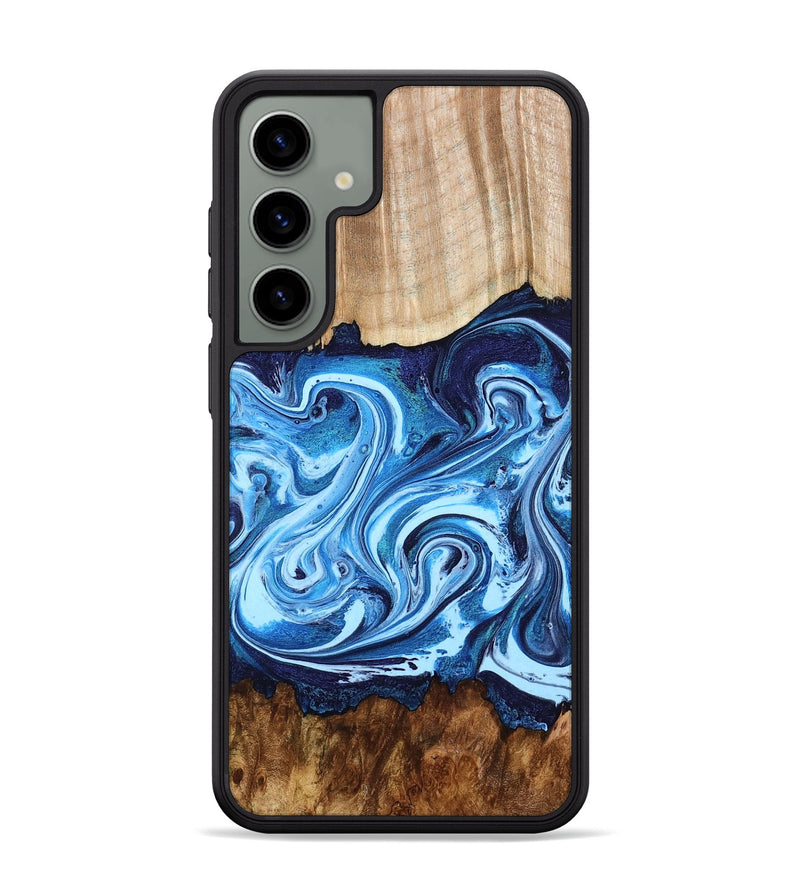 Galaxy S24 Plus Wood Phone Case - Darlene (Blue, 801806)