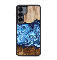 Galaxy S25 Plus Wood Phone Case - Darlene (Blue, 801806)