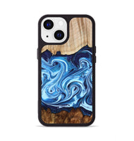 iPhone 13 Wood Phone Case - Darlene (Blue, 801806)