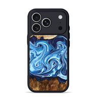 iPhone 17 Pro Wood Phone Case - Darlene (Blue, 801806)
