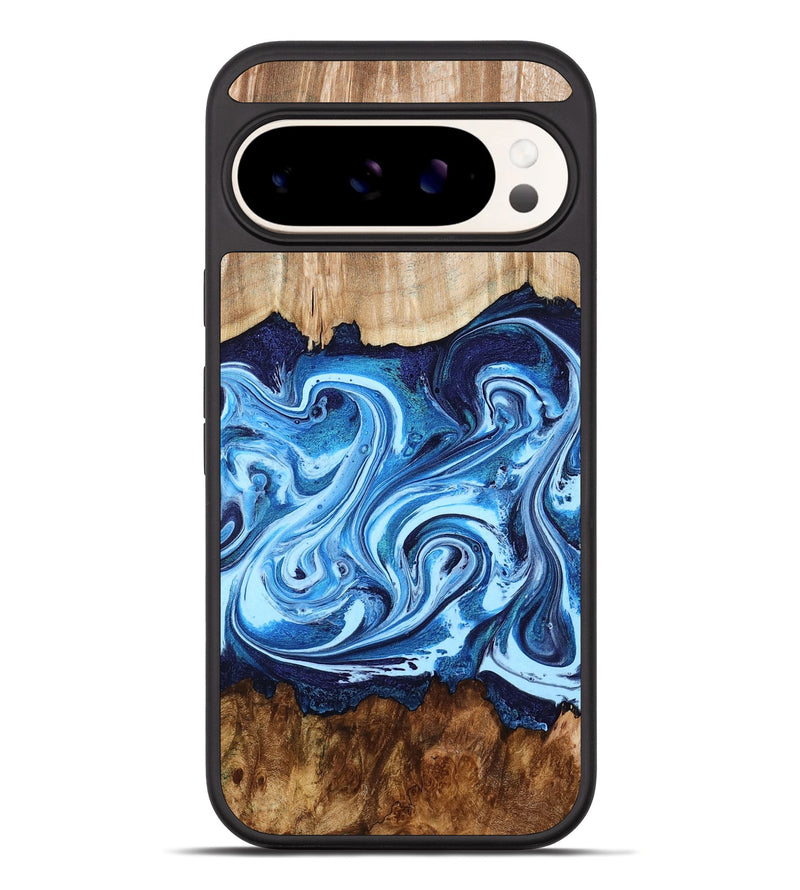 Pixel 10 Pro XL Wood Phone Case - Darlene (Blue, 801806)