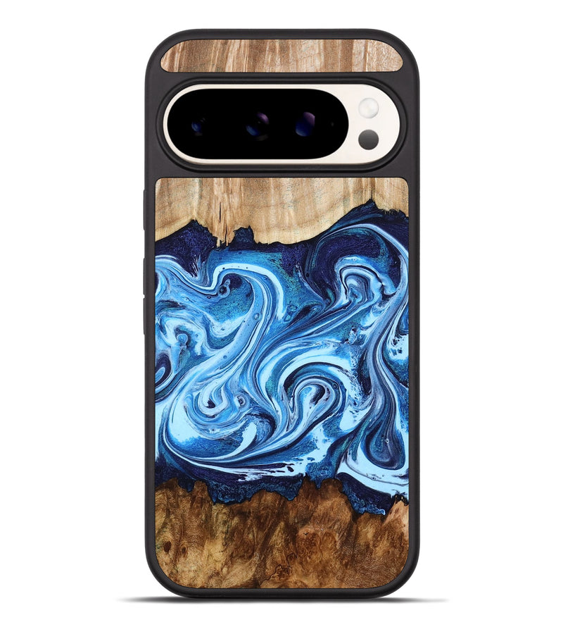 Pixel 9 Pro XL Wood Phone Case - Darlene (Blue, 801806)