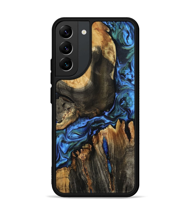 Galaxy S22 Plus Wood Phone Case - Leif (Blue, 801807)
