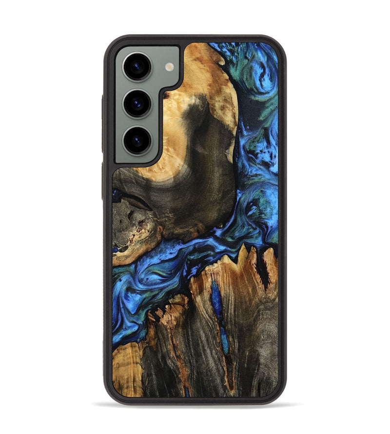 Galaxy S23 Plus Wood Phone Case - Leif (Blue, 801807)