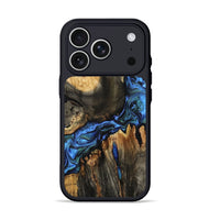 iPhone 17 Pro Wood Phone Case - Leif (Blue, 801807)